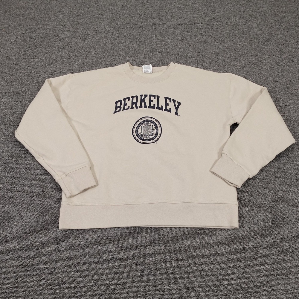 California Golden Bears Sweatshirt Womens Small Beige NCAA‎ Basketball Champion